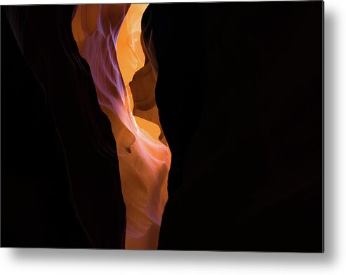 Light Metal Print featuring the photograph Within the Walls of Antelope Canyon by Gregory Ballos