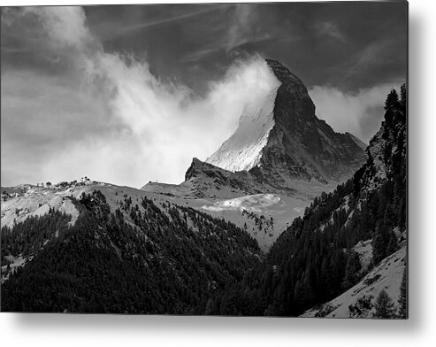 Matterhorn Metal Print featuring the photograph Wonder of the Alps by Neil Shapiro