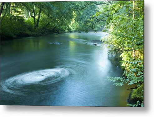 Photography Metal Print featuring the photograph Wood River Whirlpool by Steven Natanson
