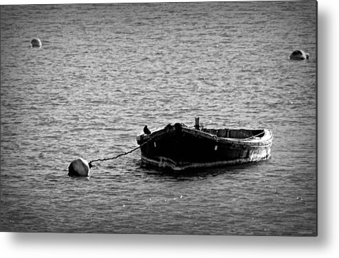 Wooden Boat Metal Print featuring the photograph Wooden Boat by Dark Whimsy