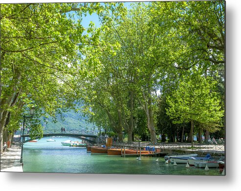 Annecy Metal Print featuring the photograph Wooden Boats on the Water by W Chris Fooshee