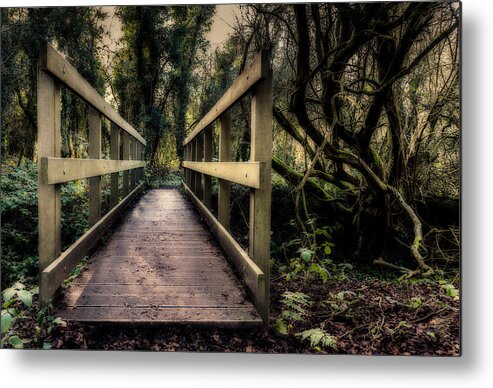 Dimminsdale Metal Print featuring the photograph Wooden Bridge by Nick Bywater