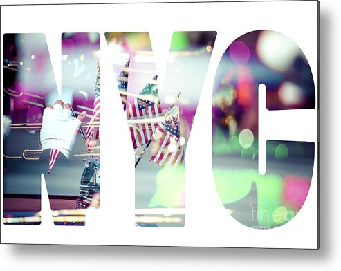 America Metal Print featuring the photograph Word NYC parade in New York. by Mariusz Prusaczyk