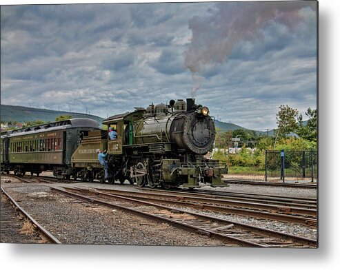 Steamtown Metal Print featuring the photograph Workhorse at Steamtown by Kristia Adams