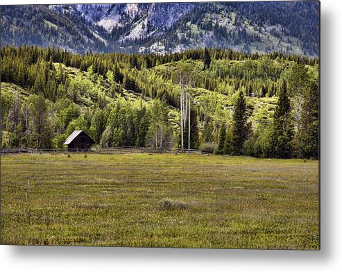 Ranch Metal Print featuring the photograph Wyoming Ranch by Hugh Smith