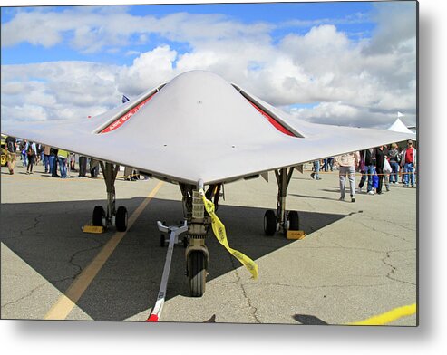 X-47a Metal Print featuring the photograph X-47a by Shoal Hollingsworth