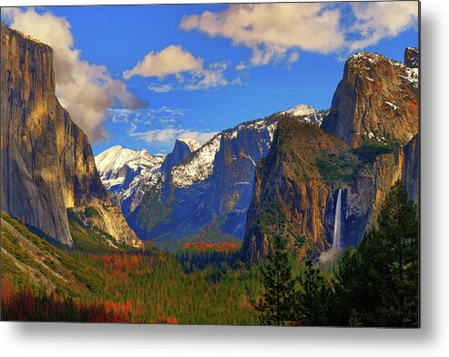 Yosemite Metal Print featuring the photograph Yosemite Valley Tunnel View by Greg Norrell