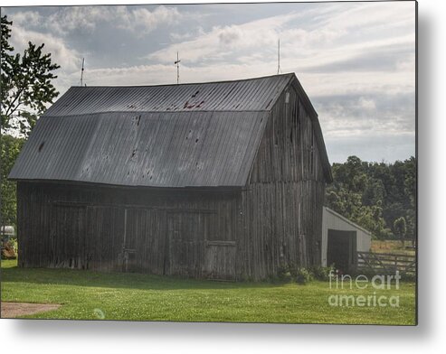 Barn Metal Print featuring the photograph 0310 - Rich Road's Old Grey by Sheryl L Sutter