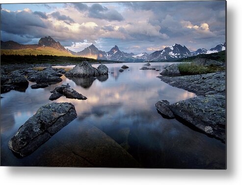 Scenics Metal Print featuring the photograph Amethyst Lake, Jasper National Park #1 by Art Wolfe