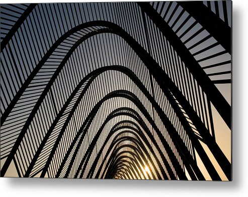 Arch Metal Print featuring the photograph Calatrava Arches, Olympic Village #1 by Izzet Keribar
