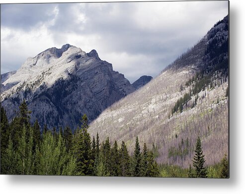 Shadow Metal Print featuring the photograph Canadian Rocky Mountains #1 by Jim Julien / Design Pics