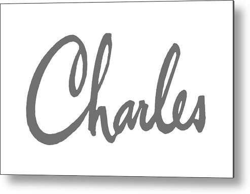 Campy Metal Print featuring the drawing Charles #1 by CSA Images