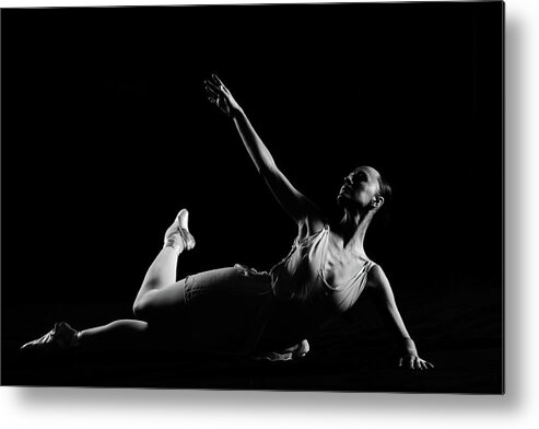 Expertise Metal Print featuring the photograph Classical Dancer #1 by Oleg66
