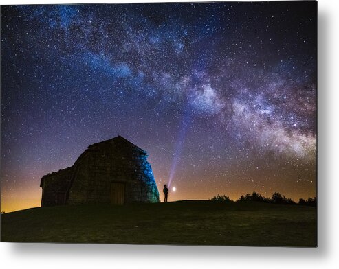 Night Metal Print featuring the photograph Counting Stars #1 by Jose Gadea