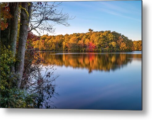 Fall Metal Print featuring the photograph Fall Reflections #1 by John Randazzo