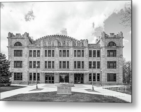 Fort Hays State Metal Print featuring the photograph Fort Hays State University Sheridan Hall by University Icons
