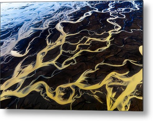 River
Iceland Metal Print featuring the photograph Glacier River #1 by James Bian