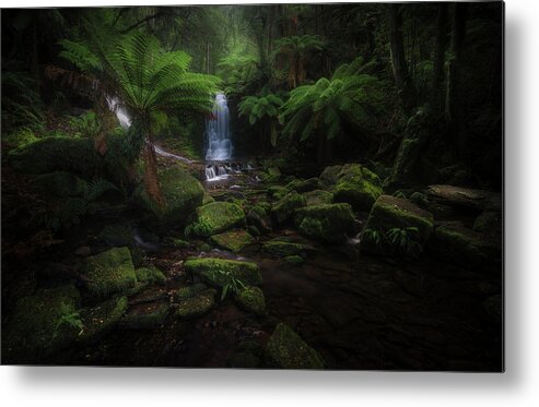 Waterfall Metal Print featuring the photograph Horseshoe Falls #1 by Richard Vandewalle