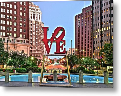 Love Metal Print featuring the photograph Lo Ve #1 by Frozen in Time Fine Art Photography