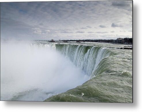 Spray Metal Print featuring the photograph Niagara Falls #1 by Ron Pettitt