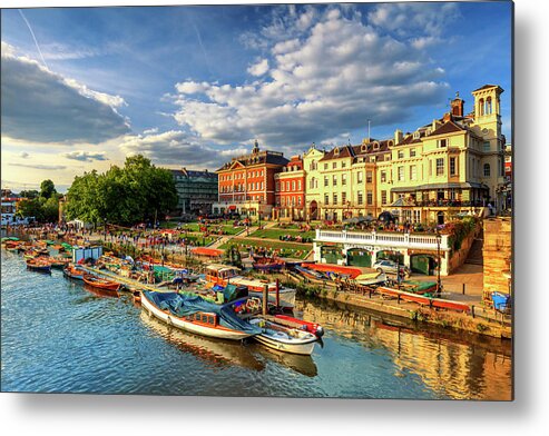 Estock Metal Print featuring the digital art Richmond Upon Thames, London #1 by Maurizio Rellini