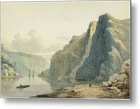 Landscape Metal Print featuring the painting Saint Vincents Rocks And The Avon Gorge by Francis Danby