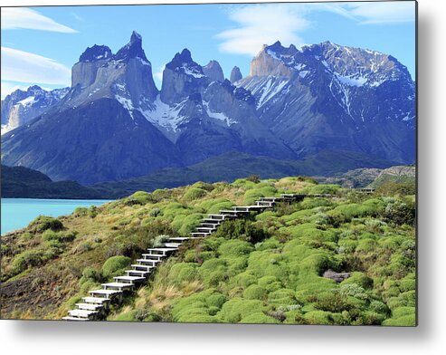 Steps Metal Print featuring the photograph Steps For Hikers #1 by Eldadcarin