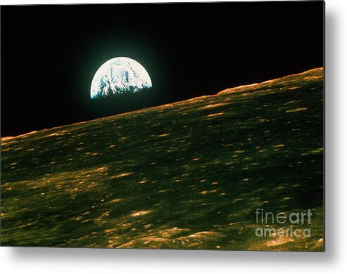 Research Metal Print featuring the photograph Surface Of The Earth #1 by Bettmann
