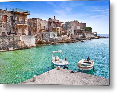 Landscape Metal Print featuring the photograph Traditional Fishing Village #1 by Jan Wlodarczyk