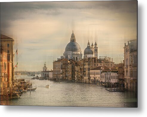 Basilica Metal Print featuring the photograph Venice #1 by Dieter Reichelt