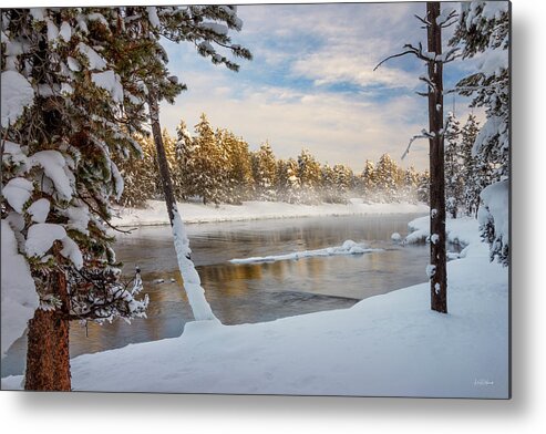 Idaho Scenics Metal Print featuring the photograph Winter Morning #1 by Leland D Howard