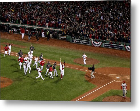 St. Louis Cardinals Metal Print featuring the photograph World Series - St Louis Cardinals V by Alex Trautwig