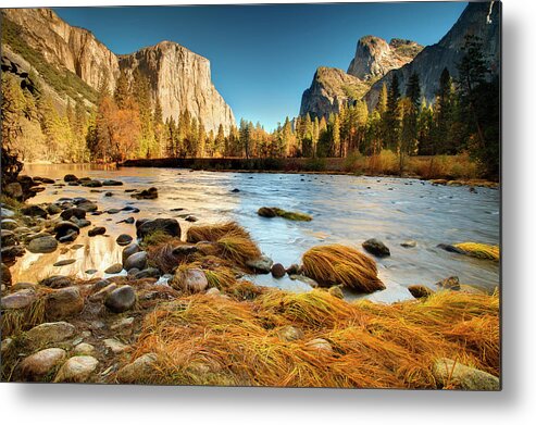 Scenics Metal Print featuring the photograph Yosemite National Park , California #1 by Pgiam