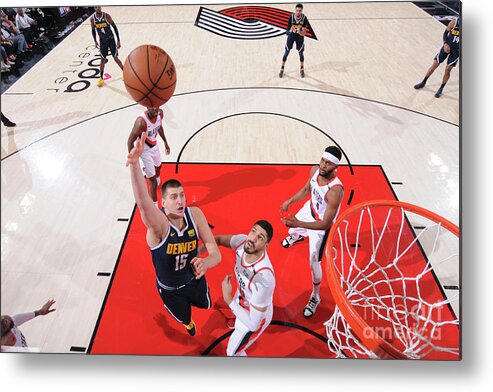 Playoffs Metal Print featuring the photograph Western Conference Semifinals - Denver by Sam Forencich
