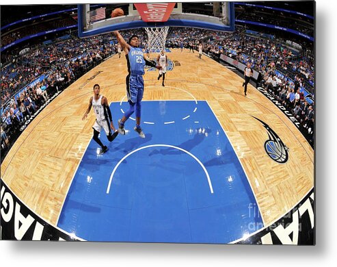 Nba Pro Basketball Metal Print featuring the photograph San Antonio Spurs V Orlando Magic by Fernando Medina
