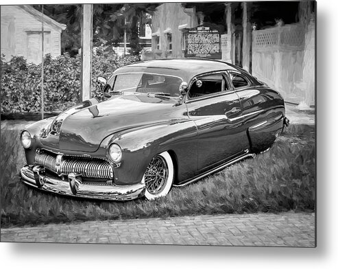 1949 Mercury Club Coupe Metal Print featuring the photograph 1949 Mercury Club Coupe 139 by Rich Franco