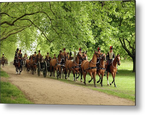 People Metal Print featuring the photograph 41 Round Royal Salute For Duke Of #2 by Oli Scarff