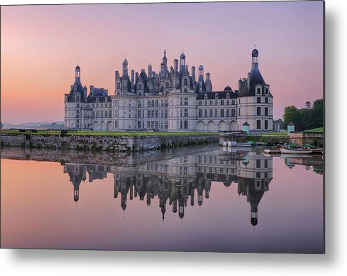 Tranquility Metal Print featuring the photograph Chambord Castle Chateau De Chambord #2 by Martin Ruegner