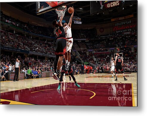Collin Sexton Metal Print featuring the photograph Chicago Bulls V Cleveland Cavaliers by David Liam Kyle