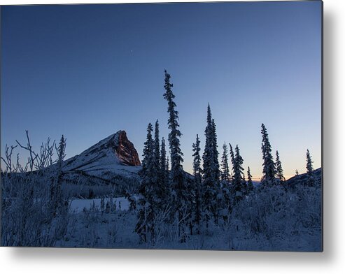 Ip_71076931 Metal Print featuring the photograph Dalton Highway In Wintertime Crossing Brooks Range, Yukon-koyukuk Census Area, Alaska, Usa #2 by Jrg Reuther