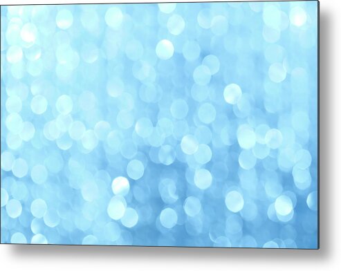 Particle Metal Print featuring the photograph Defocused Lights #2 by Jasmina007