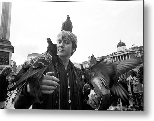 Music Metal Print featuring the photograph Neil Finn Of Crowded House London #2 by Martyn Goodacre