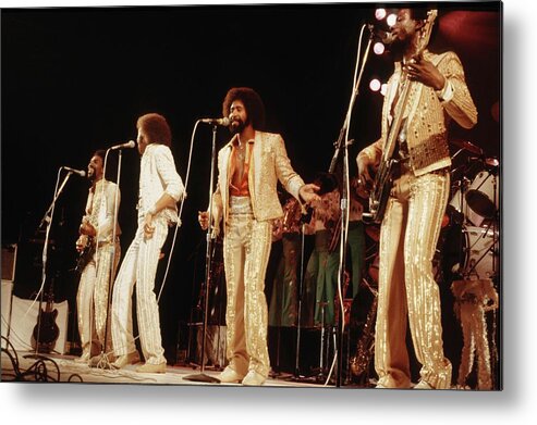 Music Metal Print featuring the photograph Photo Of Lionel Richie And Commodores by Mike Prior