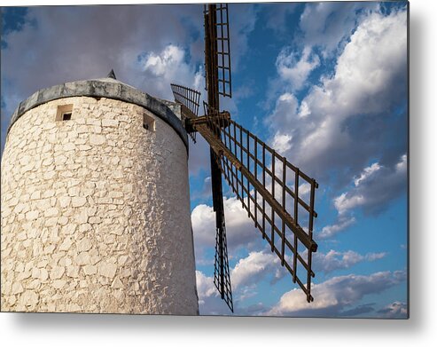 Don Quijote Metal Print featuring the photograph Windmills Of Don Quijote In La Mancha_spain #2 by Cavan Images