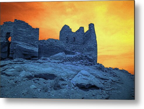 Ruins Metal Print featuring the photograph Wupatki #2 by Jim Painter