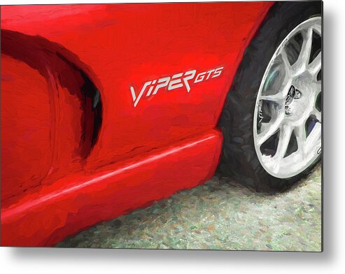 2002 Dodge Viper Gts Metal Print featuring the photograph 2002 Dodge Viper GTS 110 by Rich Franco