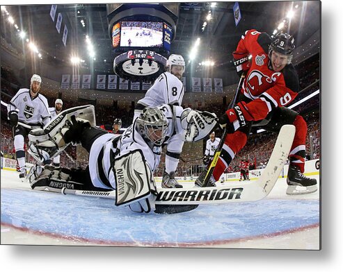 Playoffs Metal Print featuring the photograph 2012 Stanley Cup Finals - Game 1 Los by Bruce Bennett