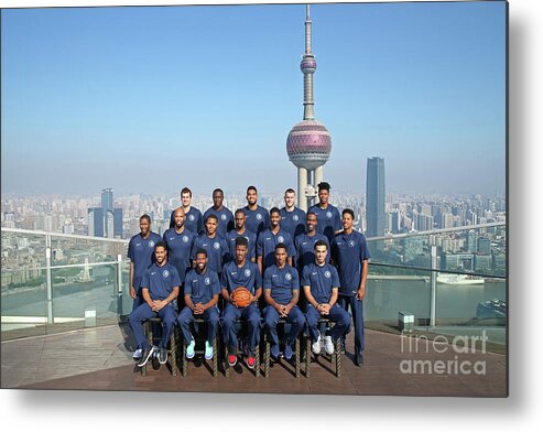 Event Metal Print featuring the photograph 2017 Nba Global Games - China by David Sherman