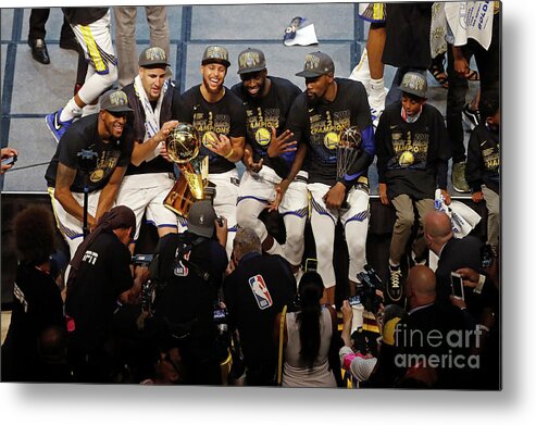 Playoffs Metal Print featuring the photograph 2018 Nba Finals - Game Four by Mark Blinch