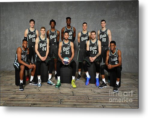Nba Pro Basketball Metal Print featuring the photograph 2019 Mtn Dew Ice Rising Stars by Jesse D. Garrabrant
